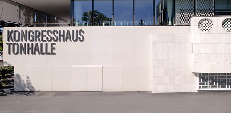 Aussenansicht vom Kongresshaus Zürich