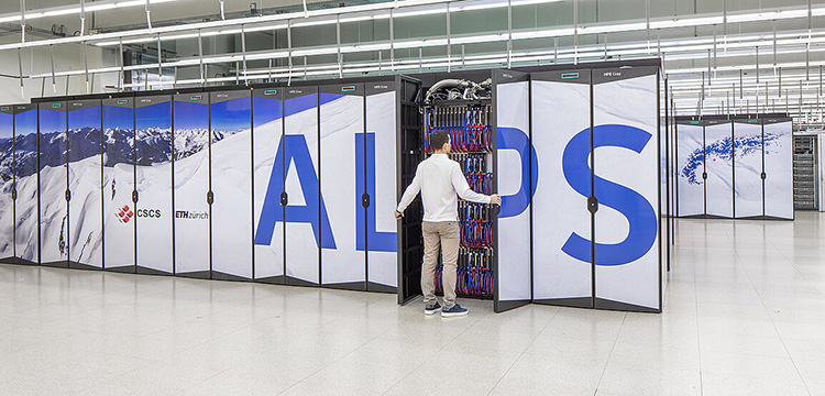 Supercomputer Alps in Lugano 