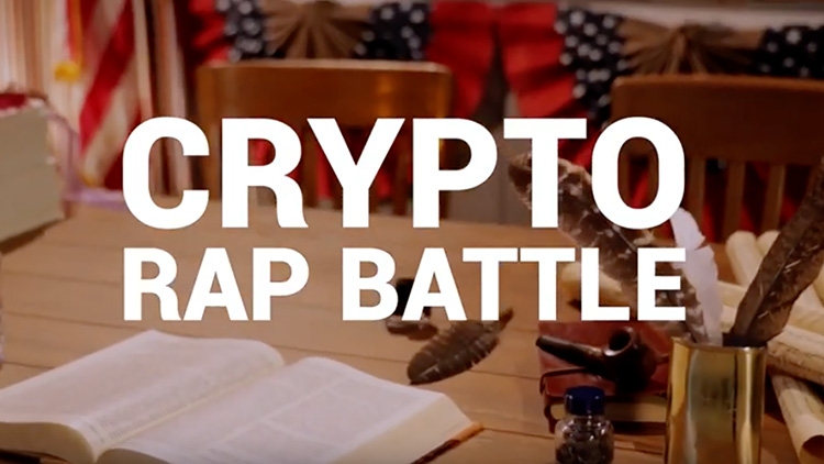 Standbild von Video Bitcoin Rap Battle Debate