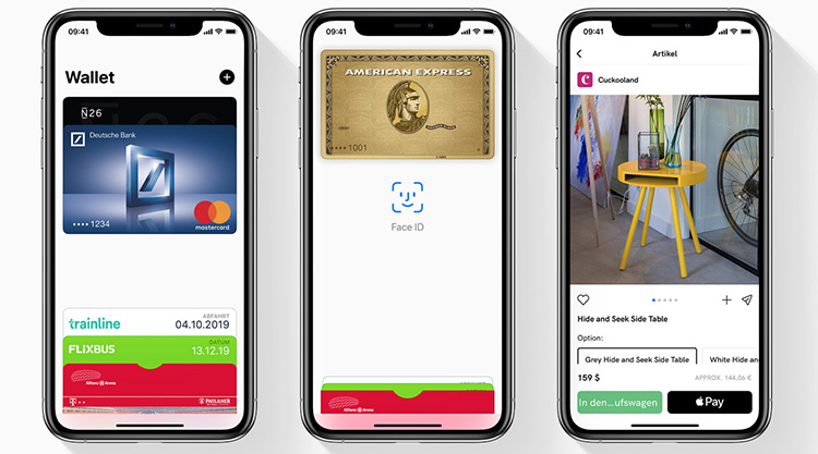 Die Wallet von Apple Pay