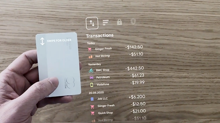 Augmented Credit Card von Volodymyr Kurbatov