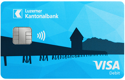 Die Debitkarte der Luzerner Kantonalbank Visa Debit Classic