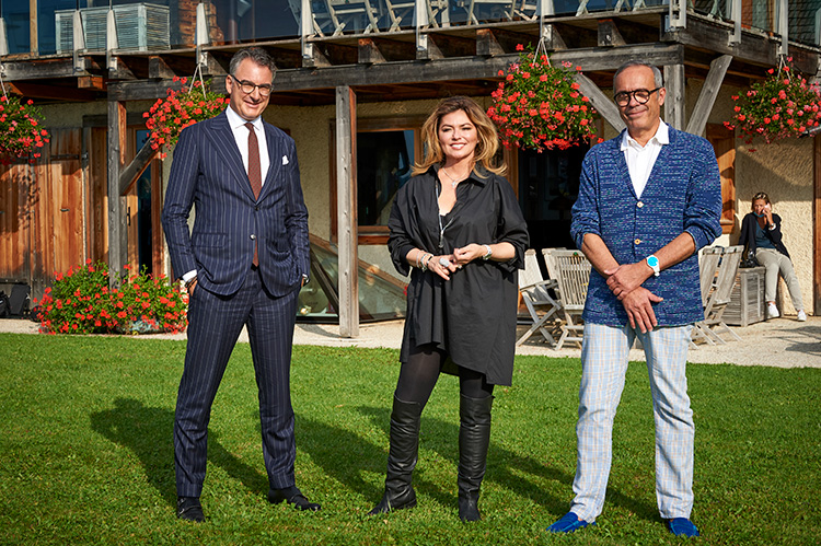 Christian Jungen (ZFF), Shania Twain, Thierry Amsallem (Claude Nobs Foundation)