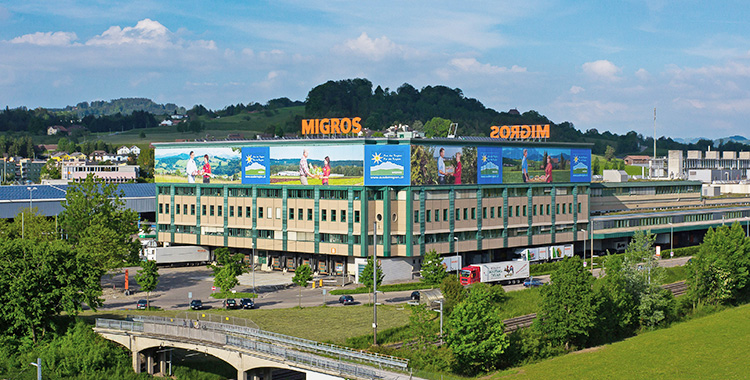 Migros Betriebszentrale Gossau (Bild: Migros)